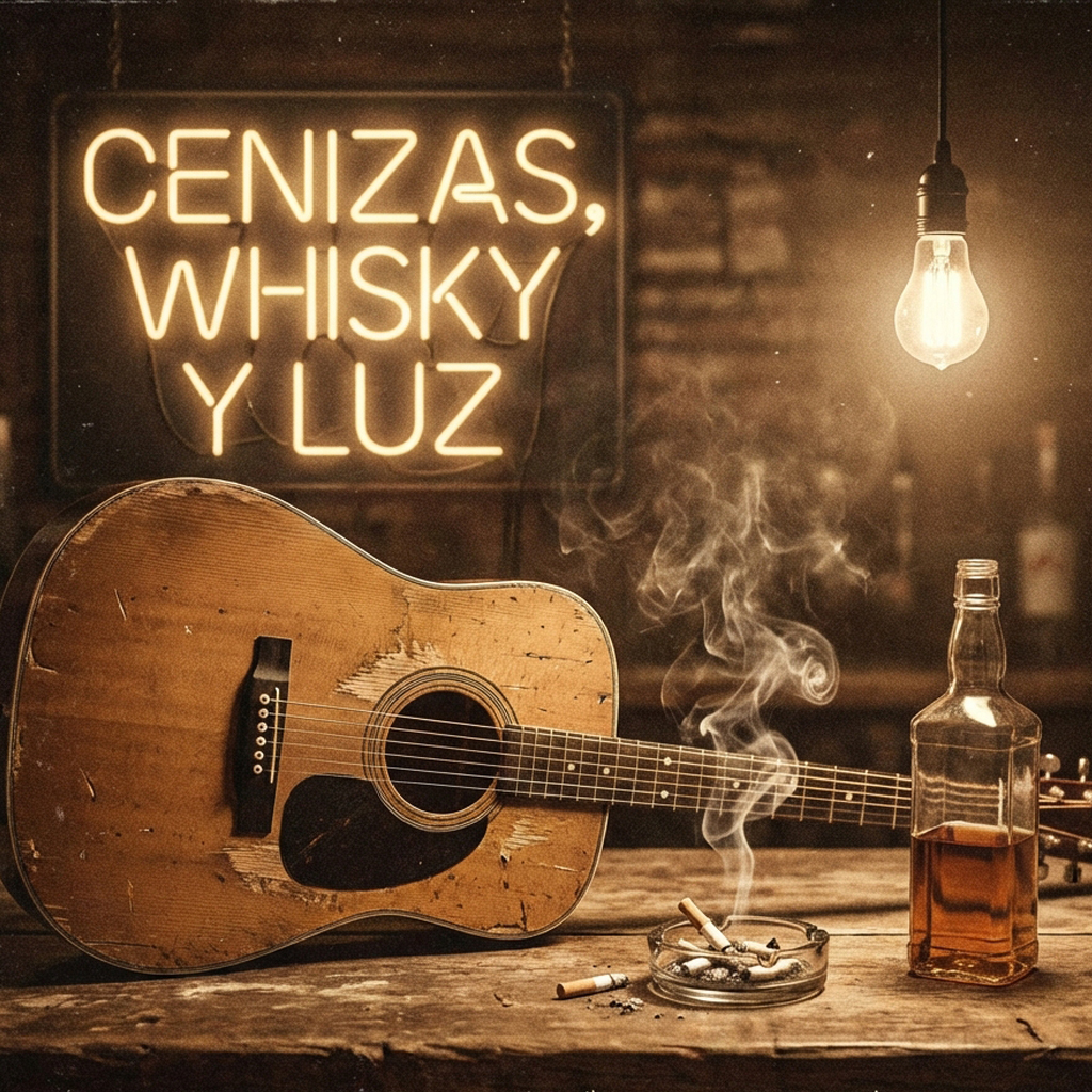 Cenizas, Whisky y Luz - Portada